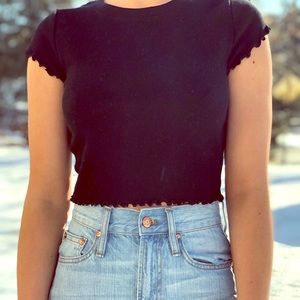 Black Crop Top